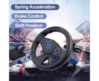 Bluebird Controller Wheel with Manual Brake And Shift Function Compliant USB Power Control Game Racing Wheel for Switch/xbox360-