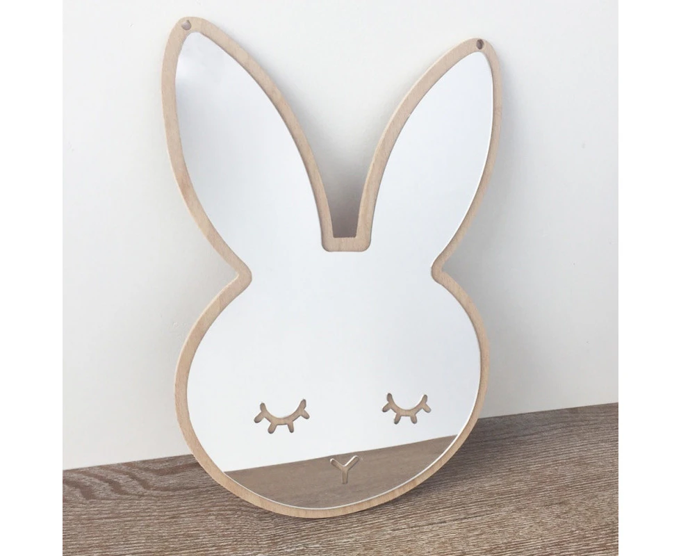 Kid Bedroom Nursery Decoration Shatterproof Acrylic Mirror  Bunny Butterfly Wall Art Decor Mirror-2