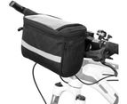 Bicycle Handlebar Bag Insulated Front Pocket Handlebar Bag Basket Pannier Cooler Bag Mtb Front Handle Bag