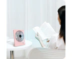 Mini Fan Silent Gentle Wind Portable Fashion 3-speed Wind Desk Cooling Fan for Dorm-Pink-A