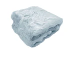 Ariana Luxury Ultra Soft Long Fleece Faux Fur Throw Rug 127 x 152 cm - Ice Blue