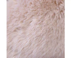 Ariana Luxury Ultra Soft Long Fleece Faux Fur Throw Rug 127 x 152 cm - Silver Dot