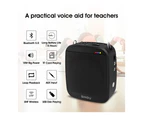 Wireless Portable Voice Amplifier with UHF Headset Microphone 15W Rechargeable Portable Mini PA System Loudspeaker Speaker