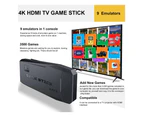 Classic Retro Game Console with Two 2.4G Wireless Controllers for 4K TV, Built-in Video Game Console, 32GB TF Card, 3500 Classic Games, HDMI Compatible