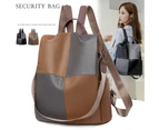 Women PU Leather Backpack Outdoor Travel Packsack Phone Daily School Casual Bag