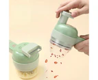 4 In1 Multifunctional Electric Vegetable Cutter Slicer Garlic Mud Masher Chopper Cutting Pressing Mixer Food Slice Usb Charging