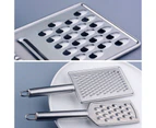 1Pcs 5 Sizes Cheese Grater Multi-purpose Stainless Steel Sharp Stainless Steel Vegetable And Fruit Cheese Planer Kitchen Tool