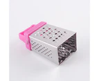 Mini Four-sided Kitchen Manual Vegetable Cutter Slicer Stainless Steel Grater For Kitchen Carrot Fruits Cheeses Vegetable Tool