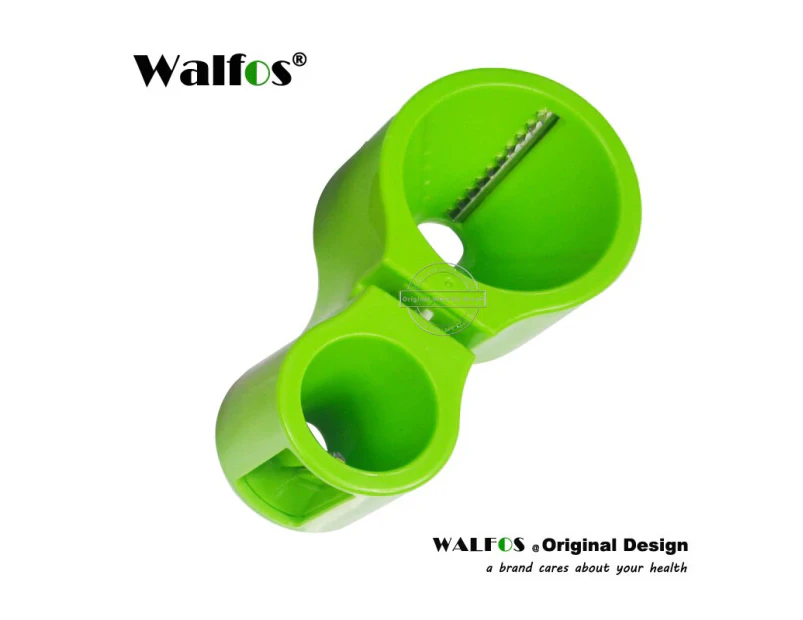Walfos 1 Pc 2 in 1 Vegetable Grater With Knife Sharpener Spiral Carrot Slicer Stainless Steel +Plastic Vegetable Cutter