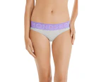 1 x Bonds Skimpini Undies Womens Ladies Skimpy Bikini Grey Underwear 8-16 - GREY (PNF)