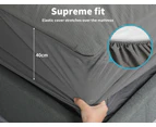 Dreamz Pillowtop Mattress Protector Topper Bed Bamboo Mat Pad Home King Cover