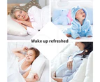 Dreamz Pillowtop Mattress Protector Topper Bed Bamboo Mat Pad King Single Cover - Charcoal Grey