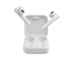Polaris Wireless Bluetooth-compatible Earphone Charge Box Touch Control Earbud for SBC/AAC Headset-White