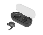 Polaris Y90 True Wireless Stereo Bluetooth-compatible Wireless HiFi Sound In-ear Earphones Sport Earbuds for Phones-Black