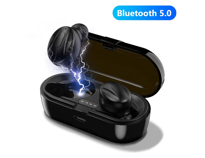 Polaris XG13 Pro Digital DisplayWireless Bluetooth-compatible 5.0 HiFi Earphones Sport Earbuds-Black