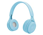Polaris Y08 Wireless Bluetooth-compatible HiFi Stereo Over Ear Headphone Headset with Microphone-Blue