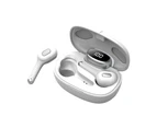 Polaris T9s MiniWireless Bluetooth-compatible 5.0 Digital Earbuds Sports Waterproof Earphones-White