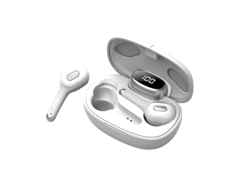Polaris T9s MiniWireless Bluetooth-compatible 5.0 Digital Earbuds Sports Waterproof Earphones-White