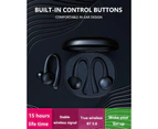 Polaris T7 ProWireless Bluetooth-compatible 5.0 Earphone HiFi Stereo Headphones Sports Headset-Black