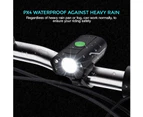 1000 Lumen USB Rechargeable Bike Light Set, 3 LED Bike Headlamp Super Bright Headlight IPX5 Waterpro
