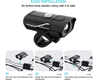 1000 Lumen USB Rechargeable Bike Light Set, 3 LED Bike Headlamp Super Bright Headlight IPX5 Waterpro