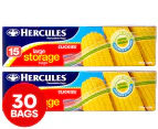 2 x Hercules Large Storage Bags 15pk