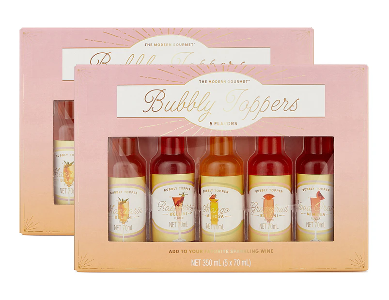 2 x Modern Gourmet Foods Bubbly Toppers Kit 5-Pack