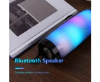 Black Bluetooth Speaker Waterproof Wireless Speaker TG-157 Outdoor Portable Wireless Bluetooth Speaker with Colorful Lights