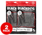 2 x Blackdog Beef Liver Treats 150g