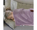 Heated Blanket Warm Blanket with Heated Pocket Zone for Home