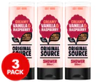 3 x Original Source Shower Gel Vanilla & Raspberry 250mL