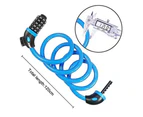 Bike Locks Cable Coiled Secure Resettable Combination Bike Cable Lock with Mounting Bracket
