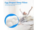 Memory Foam Cervical Pillow Egg Shaped Soft Pillow for Sleeping