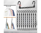 10PCS Wonder Magic Hanger Clothes Closet Organize Hook Space Saving Rack
