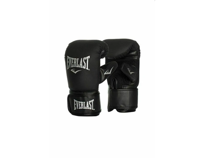 Everlast Tempo Bag Gloves Boxing Box Gym Training Mitt Work Black/Black L-Xl - Black/Black