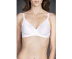 Women Berlei Sweatergirl Non-Padded Underwire Bra White Y50275 Elastane/Nylon - White