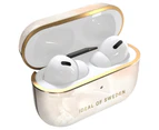 Ideal Of Sweden Airpods Pro Case Rose Pearl Marble - "White"