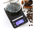 Digital coffee scale with timer, multifunction portable 3kg / 0.1g