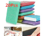 20 X Cleaning Sponge Foam Dish Pot Washing Cleaner Brush Cleaning Pad Kitchen