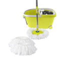 360o Spin Mop Bucket Set Spinning Stainless Steel Rotating Wet Dry Green