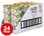 24 x Fancy Feast Wet Cat Food Grilled Ocean Whitefish & Tuna In Gravy 85g