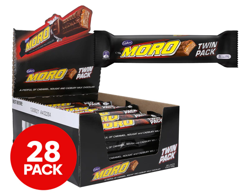 28 x Cadbury Moro Twin Pack 85g