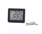 Taylor Wired Digital Indoor/Outdoor Thermometer，Large screen household electronic temperature and humidity meter