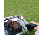 BBQ Fan Air Blower Fast Fire Starter Portable Mini Manual Hand Crank for Outdoor Picnic Camping Cooking Barbecue