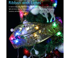 2M Christmas Lights Ribbon Fairy Decorative Lights Strings Xmas Tree Ornaments