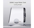 Negative Ion Air Conditioner Fan Humidification Cooling Night Light Multifunctional Usb Desktop Cooler - White