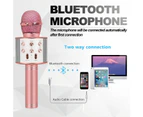 Wireless Bluetooth Karaoke Microphone Party Favors For Teens Boys Girls Toys - Rose Gold
