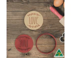 Love V3 Cookie Cutter/Fondant Embosser Stamp
