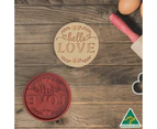Hello Love Cookie Cutter/Fondant Embosser Stamp