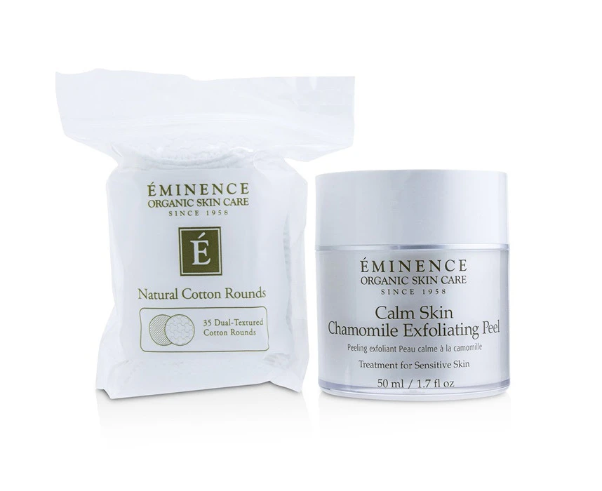 Eminence Calm Skin Chamomile Exfoliating Peel (with 35 DualTextured Cotton Rounds) 50ml/1.7oz